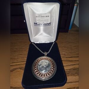 Montana Silversmiths Silver and Copper Pendant Necklace